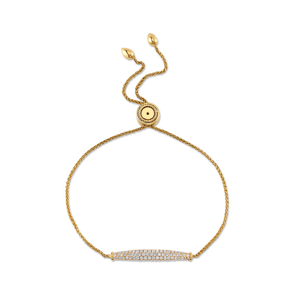 Yellow Gold Diamond Pull Bracelet