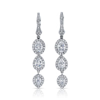 Diamond Dangle Earrings