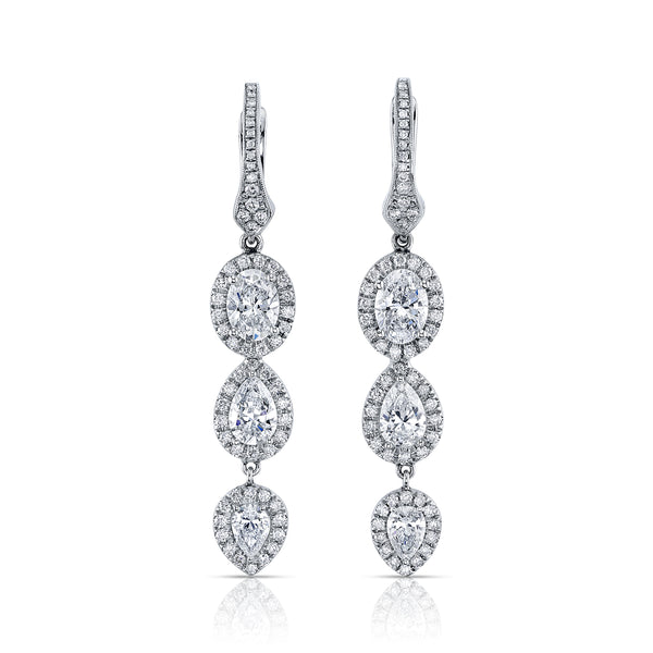 Diamond Dangle Earrings