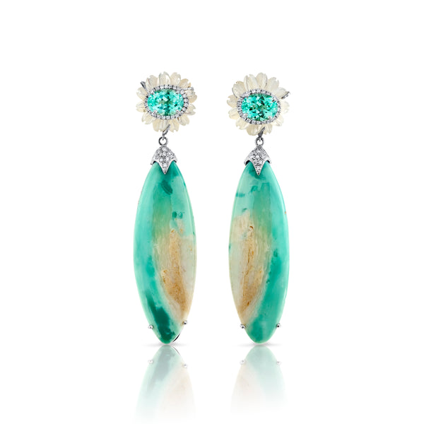 Beach Opal Earrings